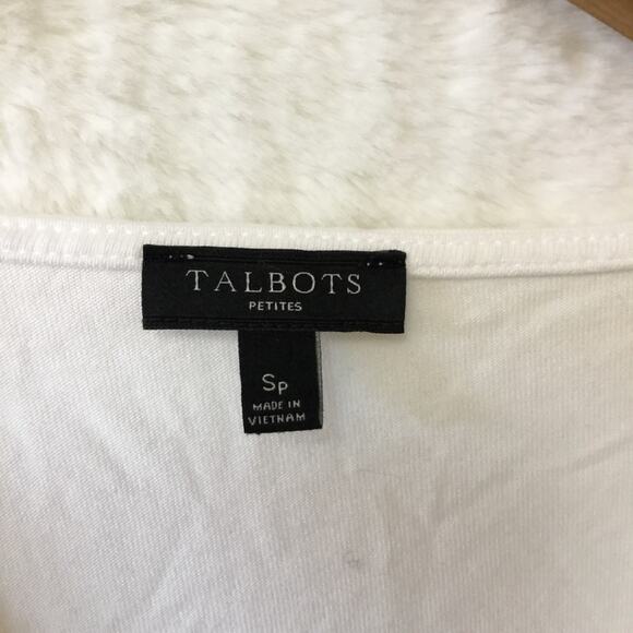 Talbots White Cowl Neck Tank Top - Picture 3 of 12